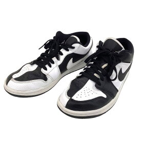 ナイキ（NIKE） WMNS AIR JORDAN 1 LOW SE DR0502-101　エアージョーダン　ブラック×ホワイト　サイズ9.5（約26.5cm）【中古】KB-7570