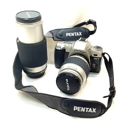 【ジャンク販売　AOSTAカメラバッグ付き】ペンタックス PENTAX MZ-7 一眼レフフィルムカメラ Tokina レンズセット28-80mm/100-300mm【中古】KB-8290