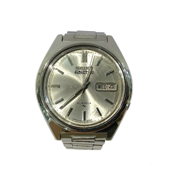 楽天市場】SEIKO セイコーSeiko 5ACTUS 21JEWELS 自動巻きメンズ腕時計  