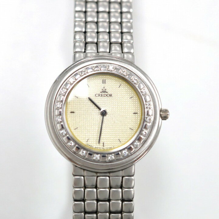 楽天市場】セイコー(SEIKO) クレドール SS/K18 ダイヤモンドベゼル 