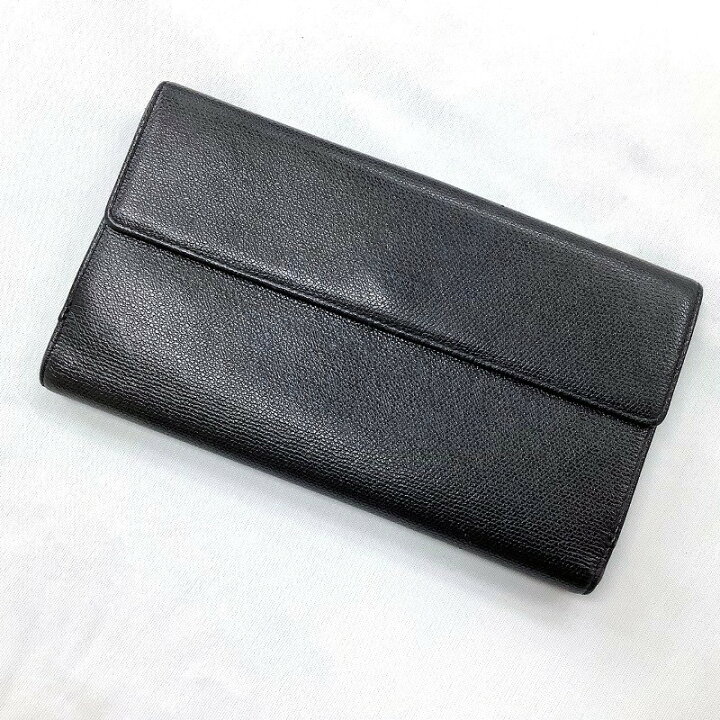 楽天市場】CHANEL シャネル ココボタン Wホック 長財布 ブラック  
