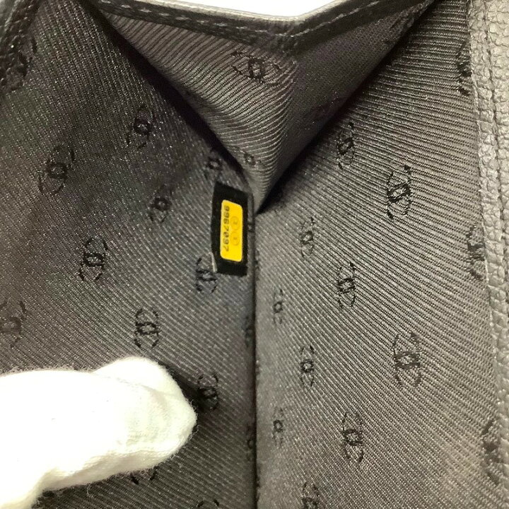 楽天市場】CHANEL シャネル ココボタン Wホック 長財布 ブラック  