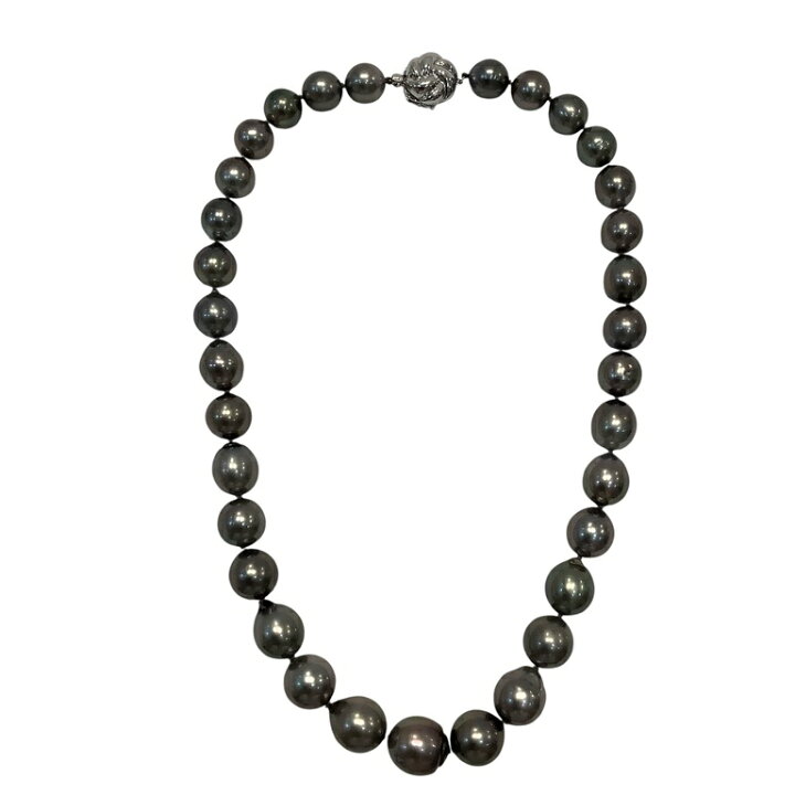 楽天市場】黒蝶 パール ネックレス K14WG留め具 ホワイトゴールド 