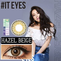 新発売★ヘーゼルグレー★ITEYESイットアイズワンデー!!へーぜルグレーヘーゼルベージュシアーグレージュエリーブラウン1箱10枚度なし1dayDIA:14.0より自然な外国人の瞳透き通る瞳北欧風イットアイズ(カラコン)(ハーフカラコン)