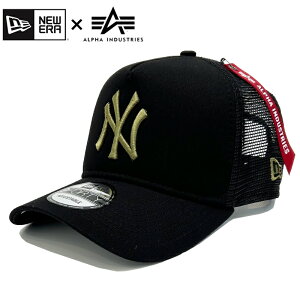 j[G At@ C_Xg[Y R{[V / NEW ERA×ALPHA INDUSTRIES COLLABORATION CAP / 9FORTY ADJUSTABLE CAP / M 940ALPHA D1 NEYYAN / NEW YORK YANKEES / Mesh Cap / bVLbv /Xq/R{/Baseball 