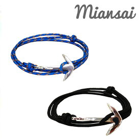 あす楽【ユニセックス】【専用袋付き】Miansai(ミアンサイ) Silver Tone Anchor Rope Bracelet ブレスレット MB00002S
