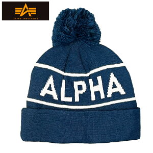 ALPHA INDUSTRIES ESSENTIAL POM BEANIE / At@ C_Xg[Y / GbZV | r[j[ / r[j[ / jbgX / Knit Cap / jbgLbv / {{ / || / UHE52500C1