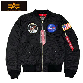 【あす楽】 ALPHA INDUSTRIES L-2B APOLLO FLIGHT JACKET / アルファ インダストリーズ / エルツ―ビー アポロ フライト ジャケット / フライトジャケット / FLIGHT JACKET / BOMBER JACKET / ミリタリー ジャケット / アウター / メンズ / NASA / ナサ / ロゴ / MJL47040C1