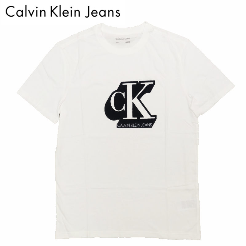 Calvin Klein Jeans (カルバンクライン ジーンズ) MONOGRAM LOGO TEE / モノグラム ロゴ / ロゴ Tシャツ /  SHORT SLEEVE TEE / Crew Neck T-Shirt / クルーネック / 41VC868 | １０-ＦＥＥＴ