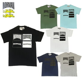 【50%OFF】NORMAN Logo Print Crew Neck Tee Shirts / ノルマン / ロゴ / Logo / プリントTシャツ / クルーネック / Tシャツ / 馬場圭介様 / NOR-0017