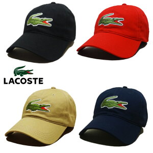 LACOSTE COTTON CAP / �r�b�O �N���R �L���b�v / ���R�X�e / �r�b�O ���j���S 6�p�l�� �x�[�X�{�[���L���b�v / �����Y / ���f�B�[�X /���j�Z�b�N�X / �X�q / CAP / RK4711
