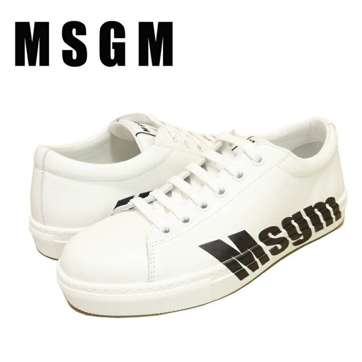 楽天市場】MSGM CUPSOLE SNEAKERS / スニーカー / シューズ / レザー 