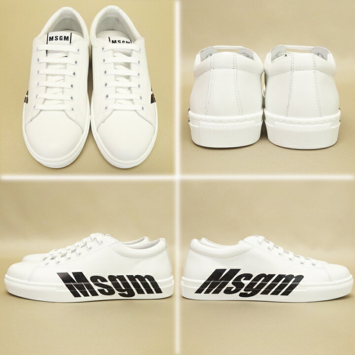 楽天市場】MSGM CUPSOLE SNEAKERS / スニーカー / シューズ / レザー 