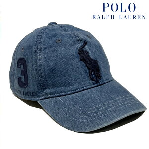 POLO RALPH LAUREN MEN'S DENIM SPORT CAP / Wash Denim Cap / �|�� �����t���[���� / Big Pony / �r�b�O�|�j�[ / M CLASSICS / Cap / �L���b�v / ���S�h�J / Hat / �n�b�g / Baseball Cap / �x�[�X�{�[�� �L���b�v / �X�q / �����Y