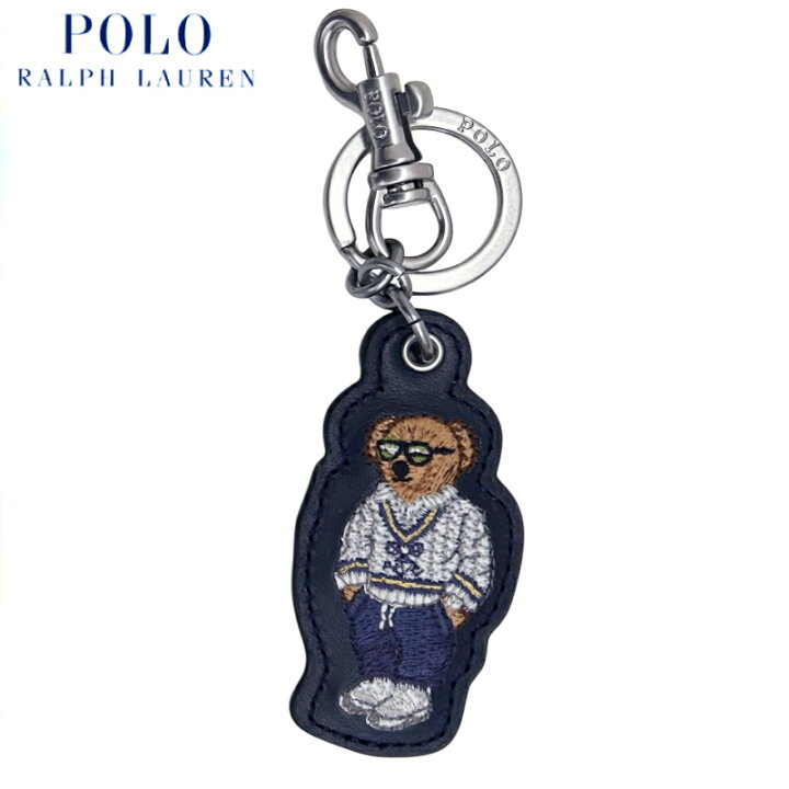 楽天市場】POLO RALPH LAUREN POLO BEAR LEATHER KEY CHAIN FOB RING 