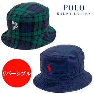 POLO RALPH LAUREN BUCKET HAT / �|�� �����t���[���� / REVERSIBLE BUCKET HAT / �R�b�g�� �o�P�b�g �n�b�g / REVERSIBLE / ���o�[�V�u�� / Polo Pony �o�P�b�g�n�b�g / M CLASSICS / Hat / �n�b�g / �X�q / �h�J / �����Y / BUC