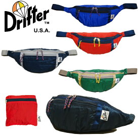 Drifter(ドリフター) WAIST PACK / ウエスト パック / パッカブル / ソフトタイプ / ボディバッグ / BODY BAG / ウエストポーチ / ウエストバッグ / BAG / バッグ / メンズ / レディース / ユニセックス