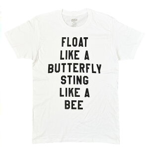 Muhammad Ali FLOAT LIKE A BUTTERFLY STING LIKE A BEE T-SHIRT / AMERICAN CLASSICS / MENS LIGHTWEIGHT T-SHIRT / �A�����J���N���V�b�N�X / ���n���h�E�A�� / �� / �I / SPORTS GRAPHIC TEE / TEE / T�V���c / ���� / SHORT SLEEVE / �����Y 