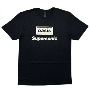 Oasis Supersonic Title T-Shirt / �I�A�V�X ���S T�V���c / Oasis UNISEX T-SHIRT / Logo Black T-Shirt / MUSIC ARTIST TEE / T-SHIRT / TEE / ���b�NT�V���c / �o���hT�V���c / ARTIST TEE / �A�[�e�B�X�g�e�B�[ / ���b�N�o���h / �~