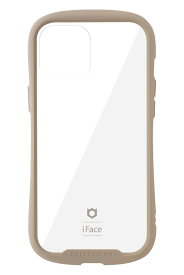 iFace Reflection iPhone 12 Pro Max ケース クリア 強化ガラス (ベージュ)【アイフォン12promax アイフェイス 透明 耐衝撃 米国MIL規格取得 ストラップホール付き】