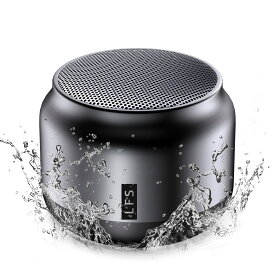 LFS ミニ Bluetooth スピーカー 小型 防水 風呂用 Type-C充電 マイク内蔵 ブルートゥース スピーカー ポータブル ワイヤレス スピーカー コンパクト