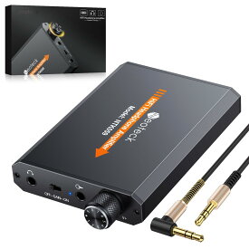 Neoteck ポータブルヘッドホンアンプ HIFI 2段Gainスイッチ アルミマット外殻 3.5mmジャック MP3 MP4 スマホなどに対応