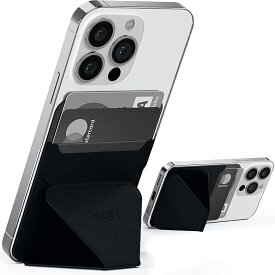 MOFT X [ミニマム版] iPhone15 iPhone14 スマホスタンド Magsafe非対応 粘着シートタイプ iPhone ケース カバー スタンド 全機種対応 ナイトブラック