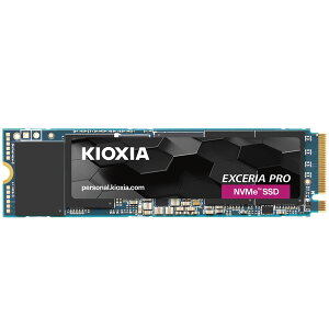 yzLINVA KIOXIA  SSD 2TB NVMe M.2 Type 2280 PCIe Gen 4.0×4 (őǍ: 7,300MB/s) YBiCS FLASH TLC  5Nۏ EXCERIA PRO SSD-CK2.0N4P/NyK㗝Xiz