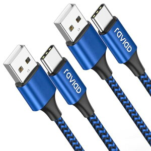 RAVIAD USB Type C P[uy2m/2{Zbgz^Cv C P[u 3A QC3.0 }[d f[^] ϋviC҂ USB-A to USB-C Galaxy S23/S22 Ultra, Realme GT Neo3, Oneplus, Huawei P40/P30, MIX2S/MI 8/MI 9, Xperia, LG