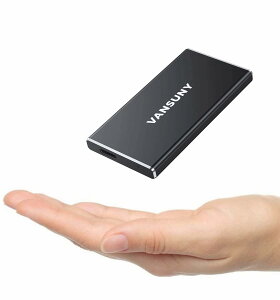 �y���������zVansuny SSD �O�t�� 250GB USB3.1 Gen2 �Ǎ����x430MB/s PS5/PS4���[�J�[����m�F�� �R���p�N�g�O�t��SSD Type C Windows/MAC OS/Linux/Android�ɑΉ� ������ �����^ �����^(�u���b�N�j