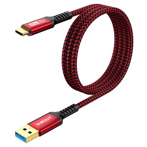 yzSUNGUY USB Type C P[u 1M USB3.1 Gen2 10Gbps f[^] ^Cv c [d USB-A to USB-C bLRlN^ Android AutoΉ iC҂ ϋv galaxy s22 ultra/iPad Pro/ipad air 4/5 /Sony