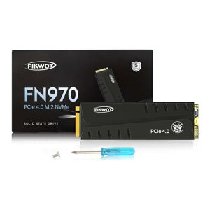yzFikwot FN970 SSD 1TB M.2 2280 PCIe Gen4 x4 NVMe 1.4 3D NAND TLC  SSD q[gVNt PS5mFς R:7400MB/s W:5400MB/s DRAM LbV [J[5Nۏ