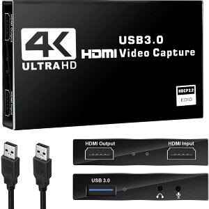 yzBotthHealth 4K HDMI Lv`[{[h pXX[ 1080P 60FPS USB3.0 Q[Lv`[ rfI tHD 60Hz rfILv`[ Q[zMAcACurfIzMAʋL