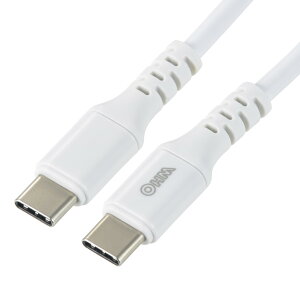 yzI[d@AudioComm USB-CP[u ^CvCP[u PDΉ Type-CP[u 100W [d USB-C to USB-C 2m iPhone15 iPhone15Pro iPhone15Pro Max zCg SMT-L20PD-W 01-7196 OHM