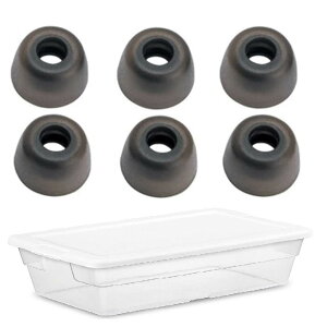 �y���������zA-Focus �C���[�s�[�X �C���[�`�b�v Jabra Elite 65t �C Jabra Elite Active 65t �C Galaxy Buds ���C���z���p �V���R�����`�b�v M�T�C�Y 3�y�A �yFit In Case�z Glay (DZ3M)