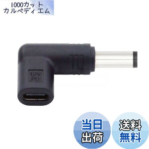 �y���������zCablecc USB 3.1 �^�C�v C USB-C ���X - DC 12V 5.5x2.1mm �v���O 90 �x�p�x�t���A�_�v�^�[ PD �G�~�����[�^�[ �g���K�[