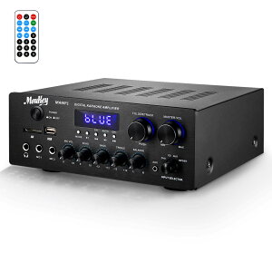 yzMoukey p[Av VXe }CN~LT[ 220W BluetoothΉ fA`lTEhI[fBIXeIV[o[ j^O/USBASDAAUXAMIC IN/GR[AWIALCD-z