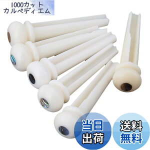 �y���������zYibuy 6���� ���F �A�R�[�X�e�B�b�N�M�^�[ Bone Bridge Pins with Pearl Shell Dot