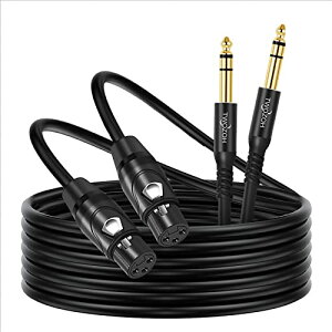 yzTwozoh XLRX - 6.35mm (1/4C`) TRSP[u 5M 2{NH[^[C`WbN XLR}CNP[u (vtFbVi/HiFi)