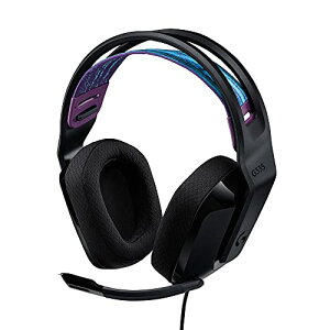 yzLogicool G Q[~OwbhZbg G335 Q[~O wbhZbg G335BK y 222g 3.5mm L ̉ XeI 2.1ch tbv~[g }CNt PS5 PS4 PC Switch Xbox X}z Ή w