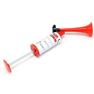 【送料無料】EXDUCT エアーホーン 手動 1個 セット スポーツ 応援グッズ 護身用グッズ 熊よけ エアホーン イベント ポンプ 護身 防犯