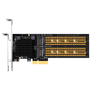 yzGLOTRENDS PA20 2 M.2 NVMe - PCIe 3.0 X4ϊ gJ[hAPCIe@\ΉAM.2 NVMe SSD Soft-RAIDΉA22110/2280/2260/2242/2230TCYΉ