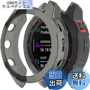 �y���������zMiimall�Ή�Garmin Epix Gen2/Epix Steel�P�[�X TPU�ގ� �\�t�g �Ռ��z�� �y�� ���^ �K�[�~�� Epix Gen2 �J�o�[ �����h�~ �����Ή� �E���ȒP Epix Gen2�ی�J�o�[ �o���p�[�i�N���A�u���b�N�j