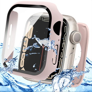 yzMiimallyV^3 in 1یhP[XzΉ Apple Watch Series 8 41mm/7 41mm P[X {̂Sʕی AbvEHb`8 2022 3in1 wʃJo[ KXtC ʃJo[ h V^P[X X|