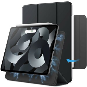 �y���������zJEDirect iPad Air 11 �C���` M2 (2024)�AiPad Air 5/4 2022/2020 10.9�C���`�AiPad Pro 11 (2018) �p�}�O�l�b�g�P�[�X ���C�z�� �X�����X�}�[�g�ی�J�o�[ �����E�F�C�N�A�b�v/�X���[�v (�u���b�N)