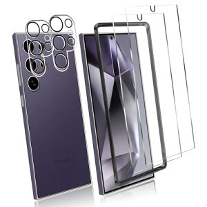 Ή 2 Galaxy S24 Ultra XN[KXtB MNV[ s24 Ultra pیtB + 2 Galaxy S24 Ultra J tB KX tیtB S24 Ultra Ή ptB 0.33mm