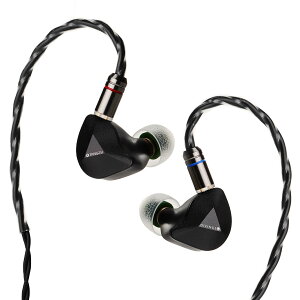 yzHiFiGo TANGZU x DIVINUS FUDU VERSE1 3 nCubhhCo[CC[j^[AZEN V[Y 10mm DD+ 2BA CCÃCz IEM 3D vgVFtCC[Cz (4.4mm, Black)