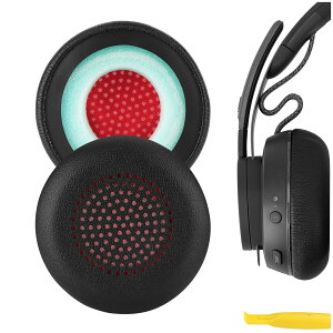 【送料無料】Geekria イヤーパッド QuickFit 互換性 パッド ロジクール Logicool Zone Wireless ヘッドホンに対応 パッド イヤー/イヤーカップ (プロテインレザー/ブラック)