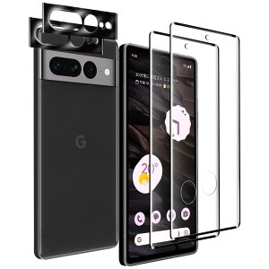 Ή 2 Google Pixel 7 Pro XN[KXtB + 2 Google Pixel 7 Pro J tB Sʕی 3DȖʉH KX Google Pixel 7 Pro tیtB yw䃍bNT|[gz{