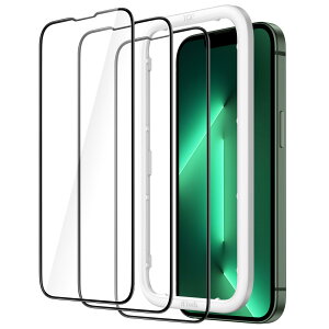 yzJEDirect iPhone13ProMax (13 Pro Max 6.7C`p) SʕیtB KXtB  KChgt P[XɊȂ HDNA 3Zbg